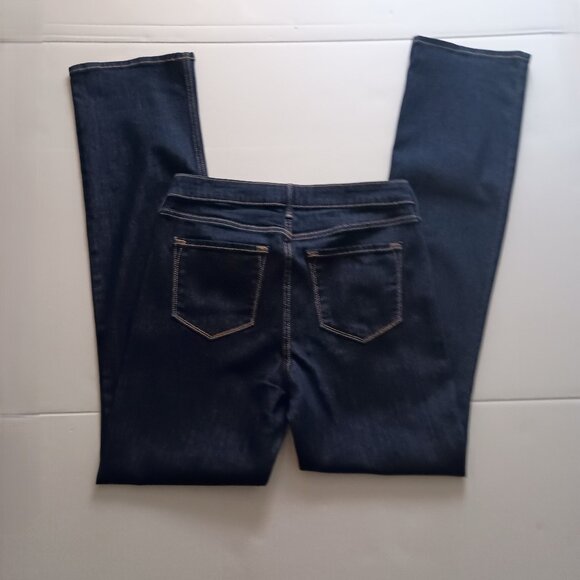 Old Navy WOW Boot-cut Dark Wash Denim Jeans Women's 10 Tall - Picture 3 of 14